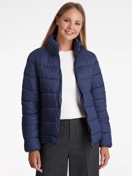 Куртка женская oodji 10204075 синяя 40 EU