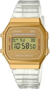 Японские наручные  мужские часы Casio A168XESG-9A. Коллекция Vintage