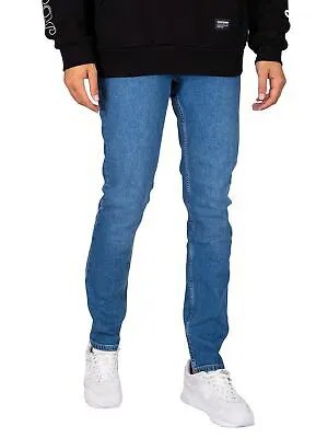 Мужские зауженные зауженные джинсы Clark Dr. Denim, синие