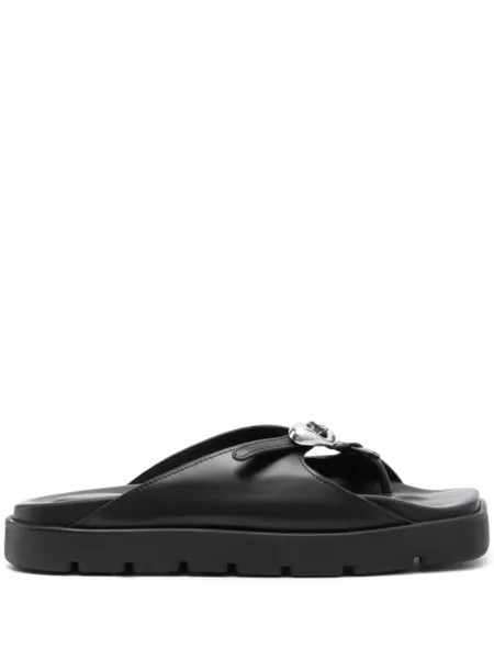 Alexander Wang сандалии Dome с пряжкой-логотипом, черный