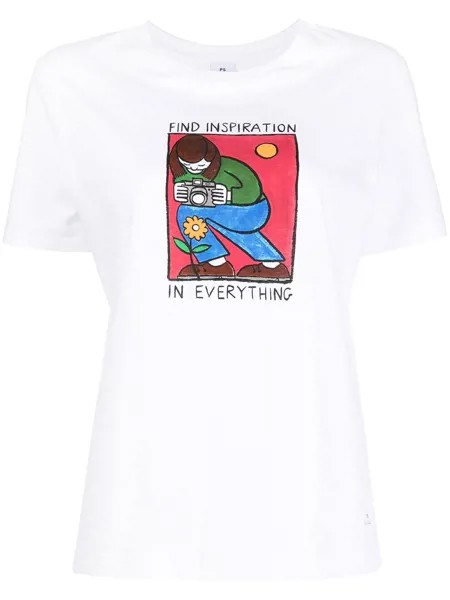 PS Paul Smith футболка с принтом Find Inspiration