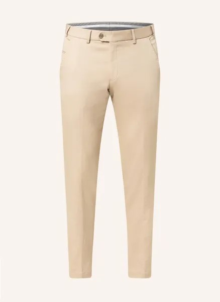 Брюки чино HILTL Extra Slim Fit, бежевый