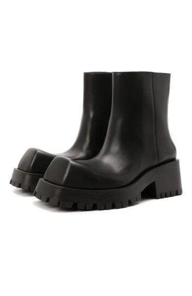 Кожаные полусапоги Trooper Balenciaga