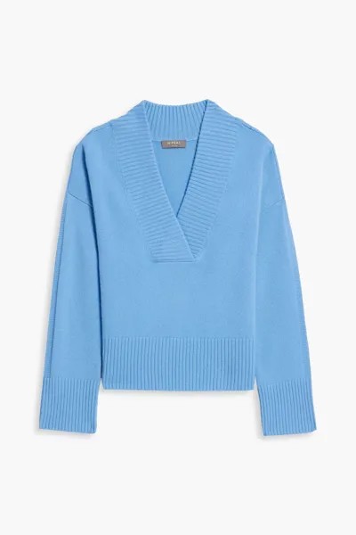 Кашемировый свитер N.Peal, синий