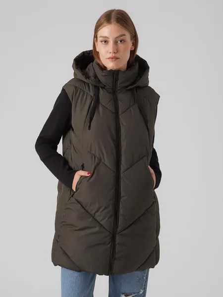 Утепленный жилет Vero Moda, антрацит