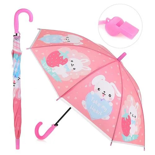 Зонт трость детский полуавтомат 