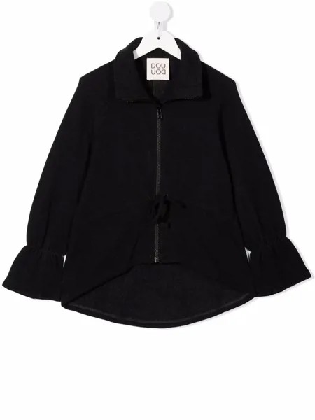 Douuod Kids кардиган на молнии с кулиской