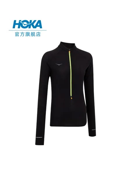 Водолазка женская Hoka One One Base Layer, черный