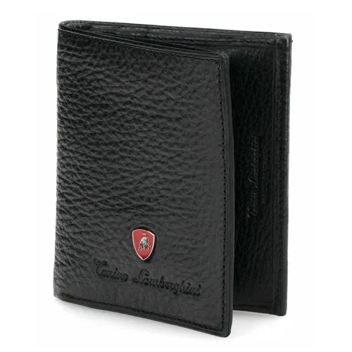 Бумажник Tonino Lamborghini TLPF11012-01, фактура зернистая, черный