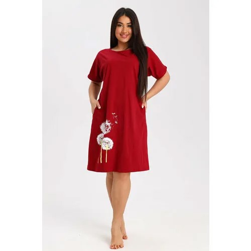 Платье  Dianida, размер 52, бордовый