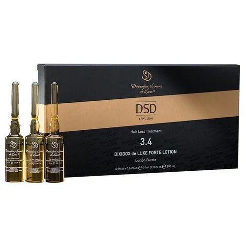Divination Simone DeLuxe 3.4 HAIR LOSS TREATMENTS Лосьон для кожи головы Диксидокс де Люкс форте, 10 мл, 10 шт.