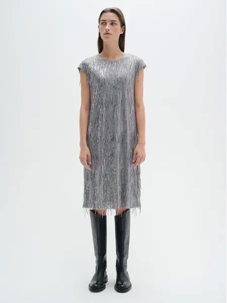 Коктейльное платье стандартного кроя Inwear, серый