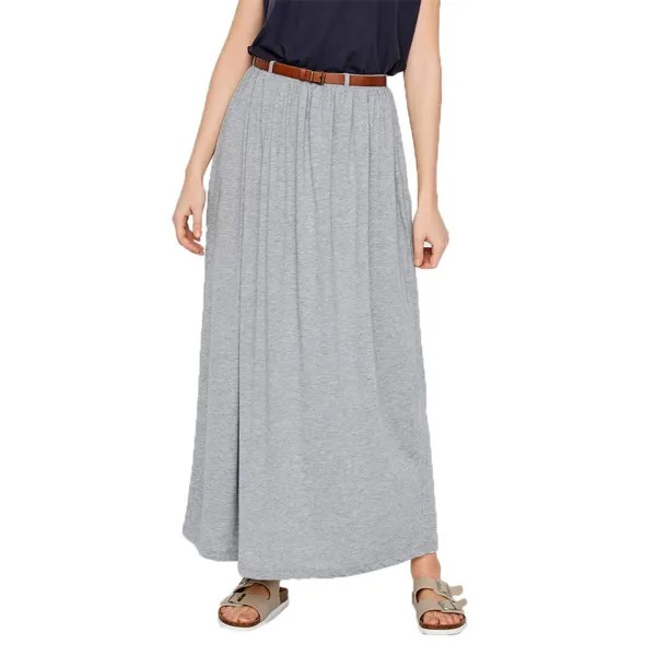 Юбка Vero Moda Linn Belt Ankle Maxi, серый