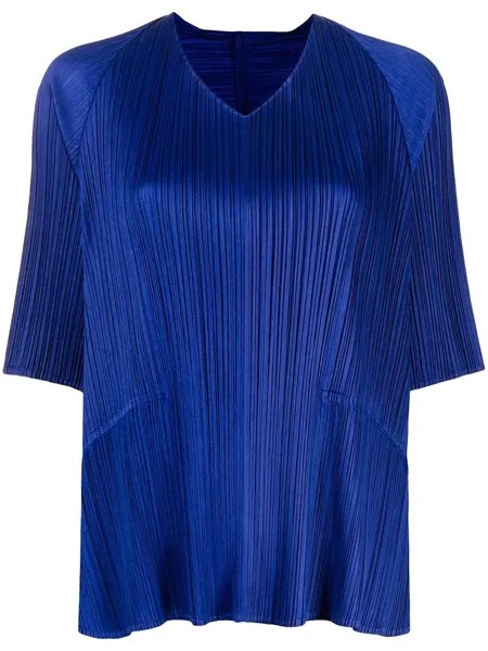 Pleats Please Issey Miyake плиссированная блузка