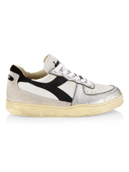 Кроссовки Mi Basket Low Metal б/у Diadora Heritage, белый