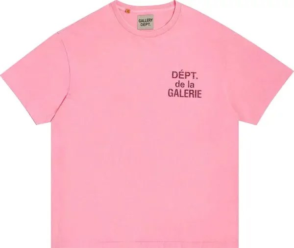 Французская футболка «Flo Pink» Gallery Dept., розовый