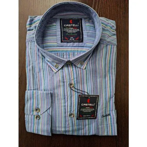 Рубашка Castelli, размер 5XL, голубой