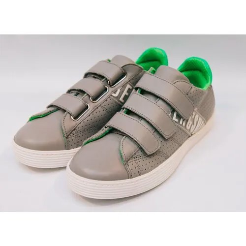 Кроссовки BIKKEMBERGS, размер 38, зеленый, серый