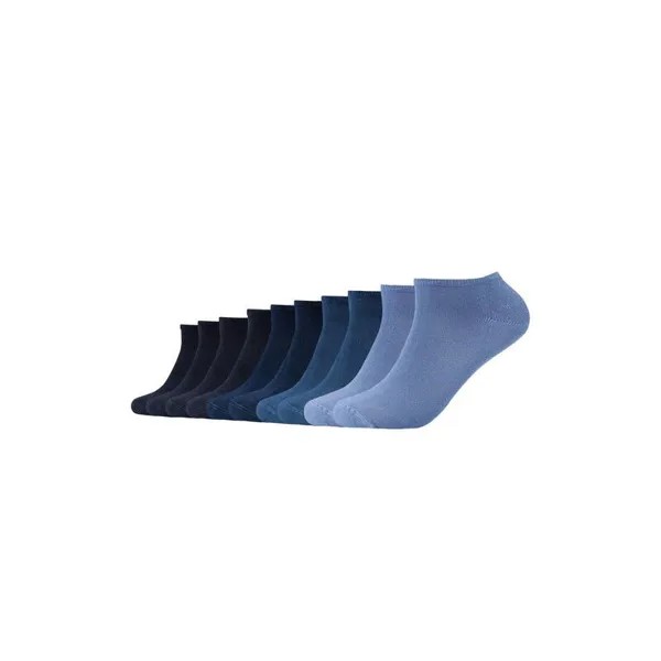 Носки-кроссовки унисекс, темно-синие, 10 шт. S.OLIVER, цвет blau