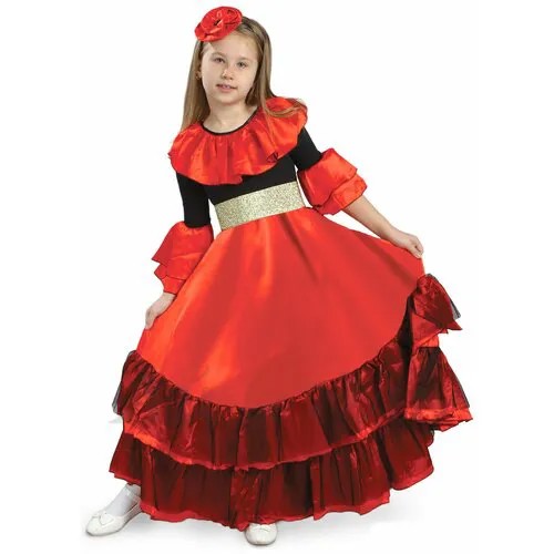 Детский карнавальный костюм Испанка, рост 116 см