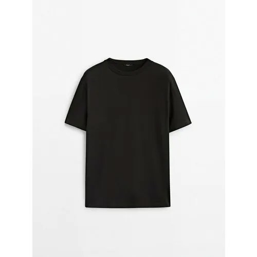 Футболка Massimo Dutti, размер 54, черный