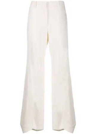 Off-White расклешенные брюки