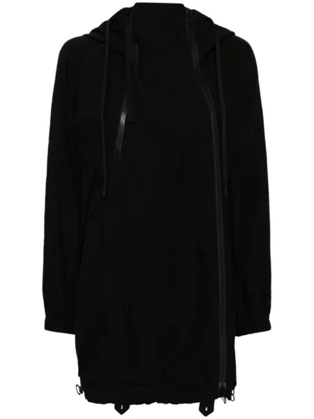 Yohji Yamamoto асимметричная куртка с капюшоном, черный