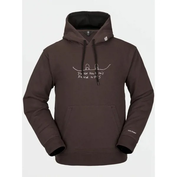 Толстовка с капюшоном VOLCOM D.I. Fleece Brown 2023