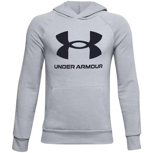 Толстовка Under Armour Rival Fleece Hoodie Серый YXS 1357585-011