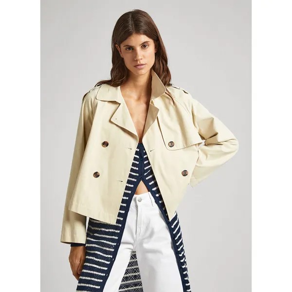 Тренчкот Pepe Jeans Sheila, бежевый