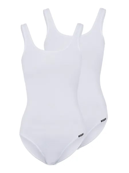 Боди Skiny 2er Pack ohne Arm, белый
