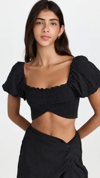 Топ Peixoto Louisa Crop, черный