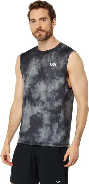 Майка Sport Vent Muscle Tank RVCA, цвет Rvca Black Tie-Dye