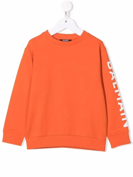 Balmain Kids толстовка с логотипом