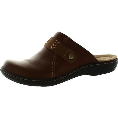 Женские повседневные коричневые сабо без шнуровки Clarks Ella 9, средние (B,M) BHFO 2179