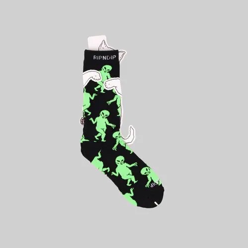 Носки RIPNDIP, размер 40-46, черный