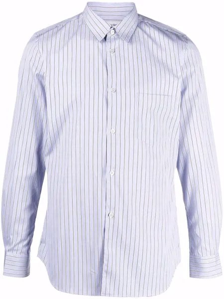 Comme Des Garçons Shirt полосатая рубашка с длинными рукавами