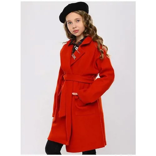 Пальто Y-CLU', демисезонное, размер 128, красный