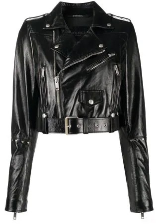 Givenchy байкерская куртка с заклепками