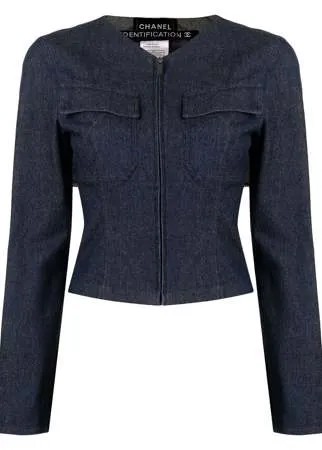 Chanel Pre-Owned джинсовая куртка 2000-х годов