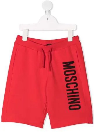 Moschino Kids спортивные шорты с логотипом