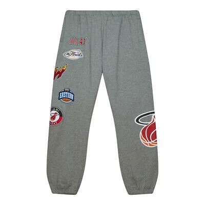 Mitchell - Ness NBA Miami Heat City Collection Флисовые штаны Мужские серые