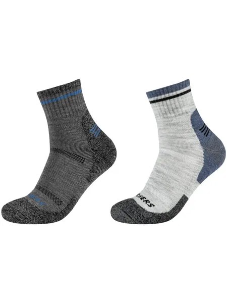 Короткие носки для мужчин Skechers, серый