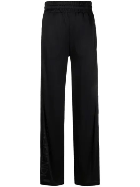 FENDI спортивные брюки с логотипом, черный