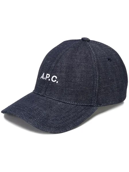 A.P.C. джинсовая бейсболка