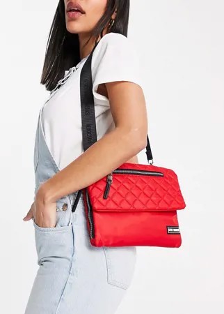 Красная стеганая сумка через плечо Steve Madden Jodie-Красный