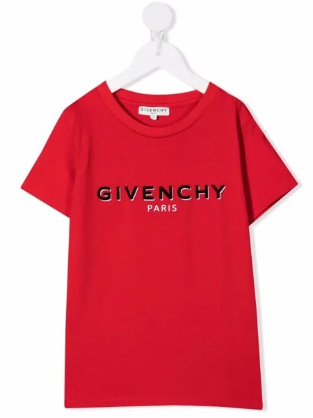 Givenchy Kids футболка с логотипом