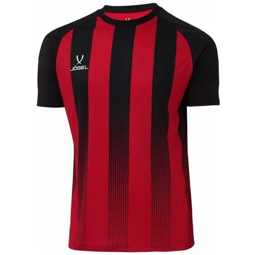 Футболка спортивная Jogel Футболка игровая Camp Striped Jersey от Jogel. Детская. Цвет: красный/черный. Размер: YS., размер YL, красный, черный