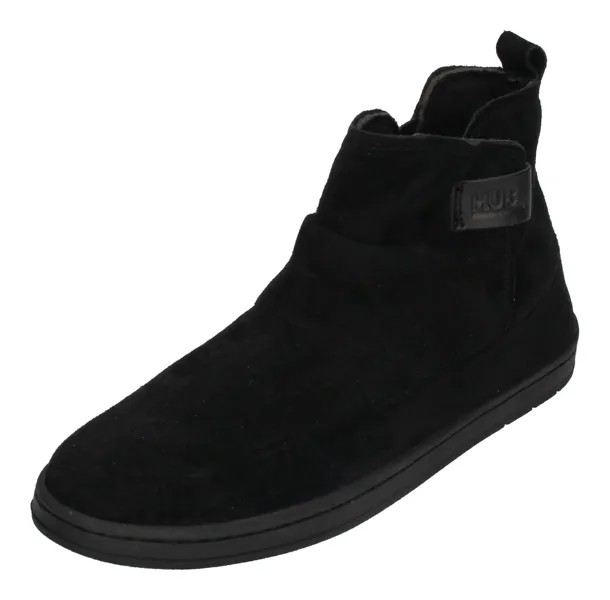 Ботильоны Hub n Serve N30 Soft Nubuck, черный