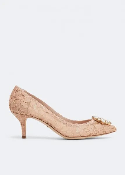 Туфли DOLCE&GABBANA Bellucci pumps, розовый